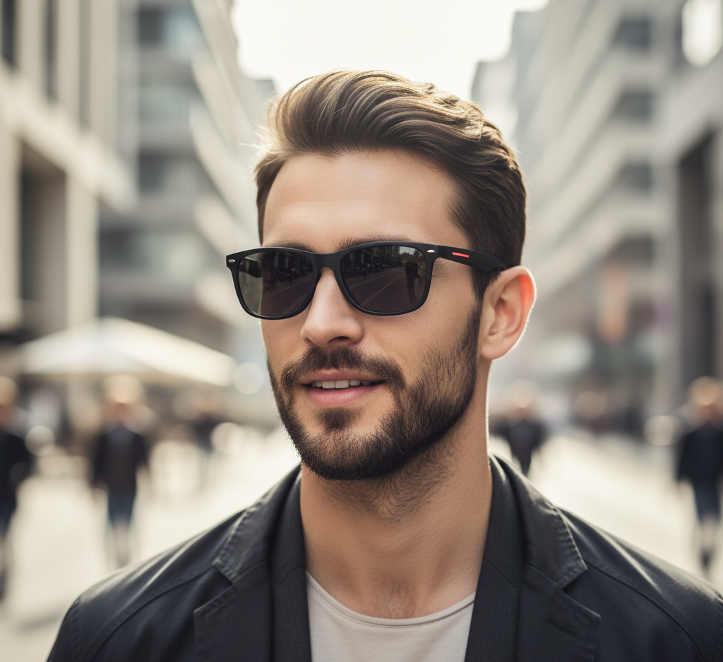 SENBONO E13 Smart Glasses Outdoor Smart Sport Hands-Free Call Music Headphone Anti-Blue Eyeglasses Wireless BT Voice Sunglasses