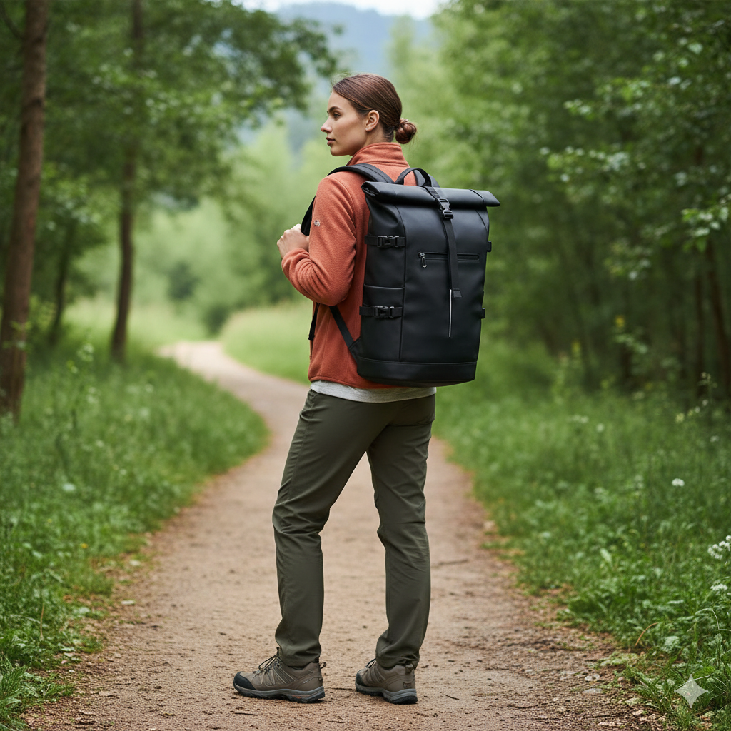 OZUKO Waterproof Travel Backpack (20–35L) – Multifunction Laptop & Outdoor Pack