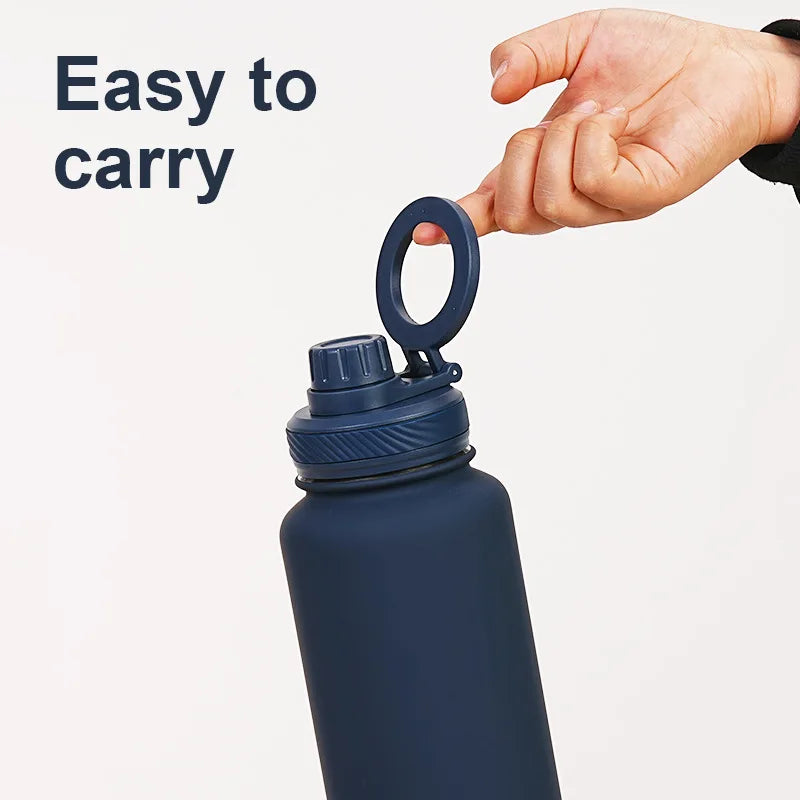 zyna | MagSafe Water Bottle with Phone Holder – Hands-Free Insulated Sports Bottle 32oz (1000ml)