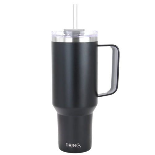 DRINCO® 40oz BugSur Tumbler with Handle (Black)