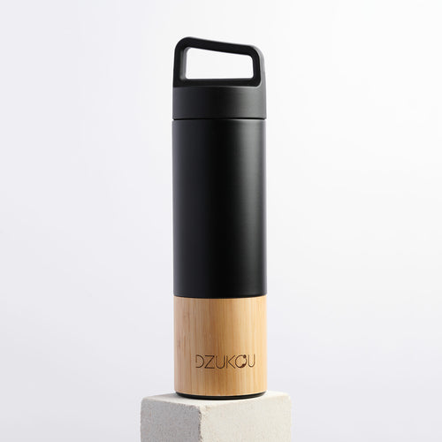 Saint Elias — Bamboo & Stainless Steel Thermos Bottle (530 ml) - zyna